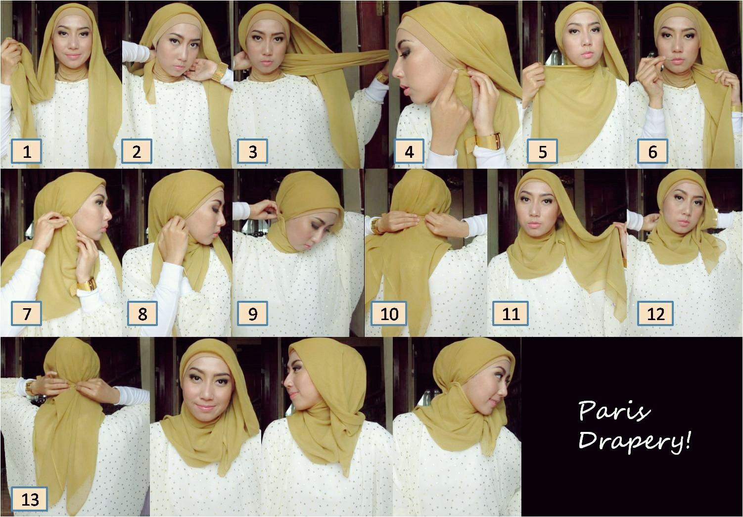 80 Gambar Terupdate Tutorial Hijab Pashmina Rajut Simple Paling